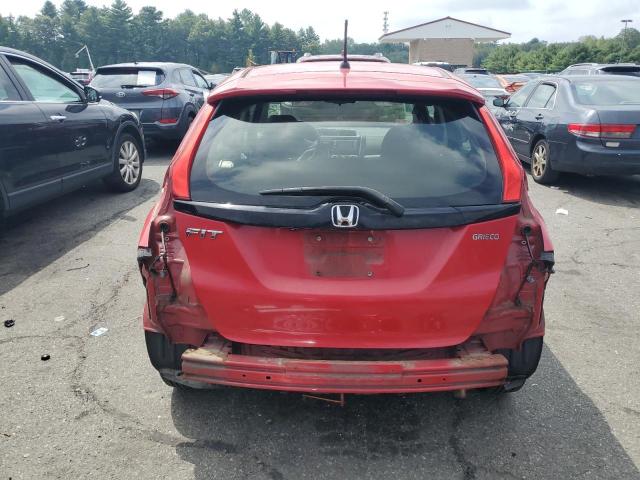 JHMGK5H55HS022533 - 2017 HONDA FIT LX RED photo 6