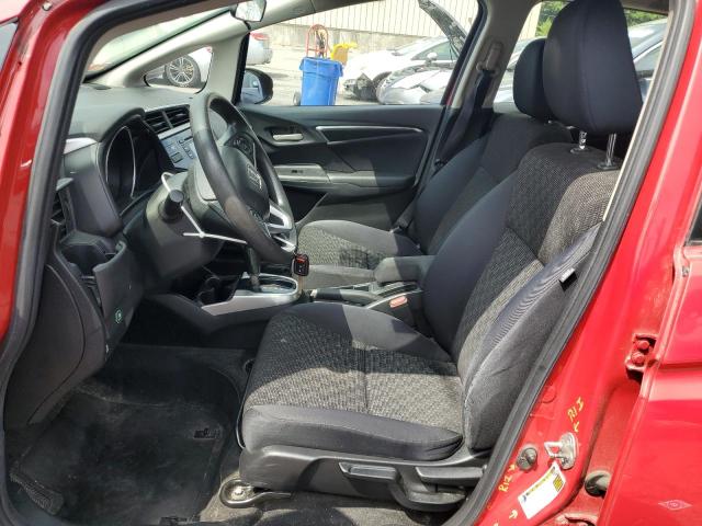 JHMGK5H55HS022533 - 2017 HONDA FIT LX RED photo 7