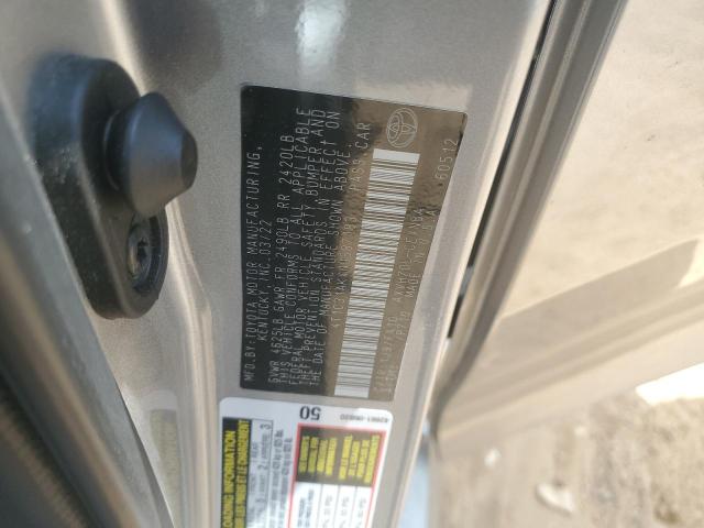 4T1C31AKXNU587183 - 2022 TOYOTA CAMRY LE SILVER photo 13