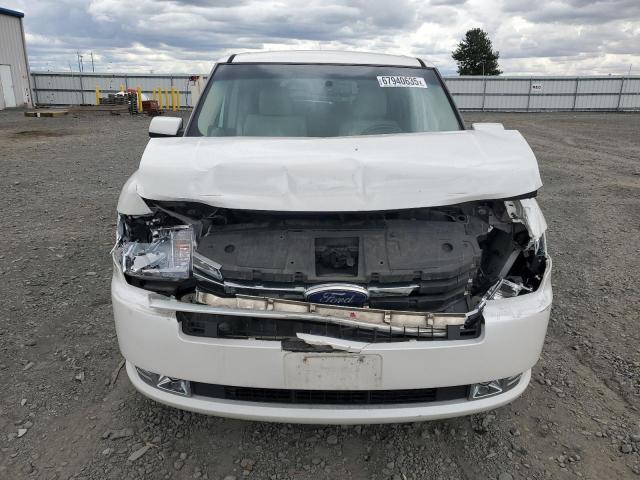 2FMHK6CC1ABD01992 - 2010 FORD FLEX SEL WHITE photo 5