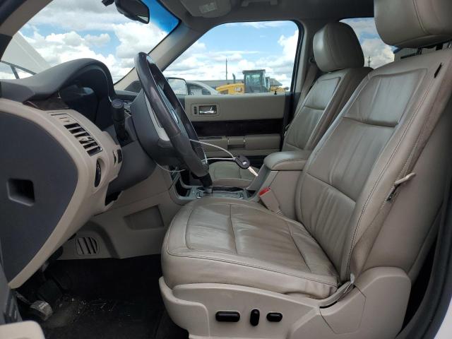 2FMHK6CC1ABD01992 - 2010 FORD FLEX SEL WHITE photo 7