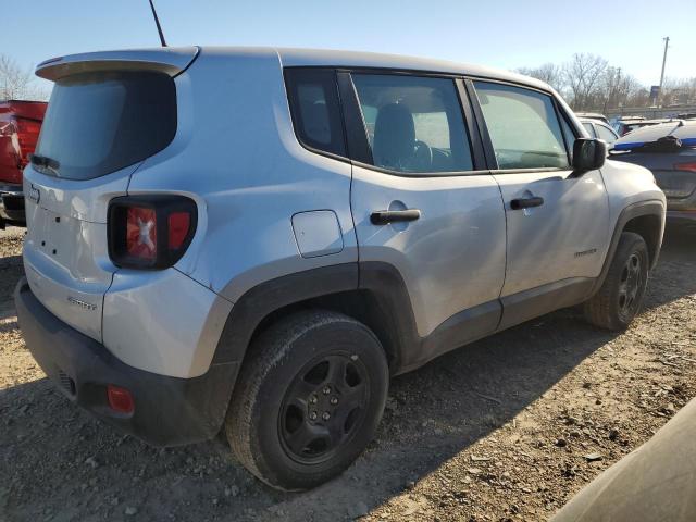 ZACNJBAB6KPK55776 - 2019 JEEP RENEGADE SPORT SILVER photo 3