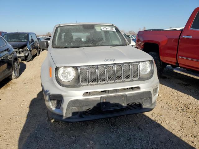 ZACNJBAB6KPK55776 - 2019 JEEP RENEGADE SPORT SILVER photo 5