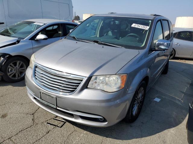 2C4RC1CG3DR806536 - 2013 CHRYSLER TOWN & COU TOURING L GRAY photo 1