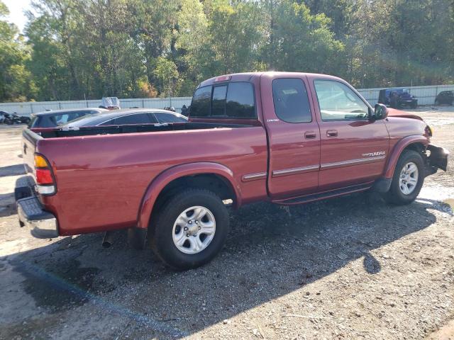 5TBRT3813YS063088 - 2000 TOYOTA TUNDRA ACCESS CAB LIMITED BURGUNDY photo 3