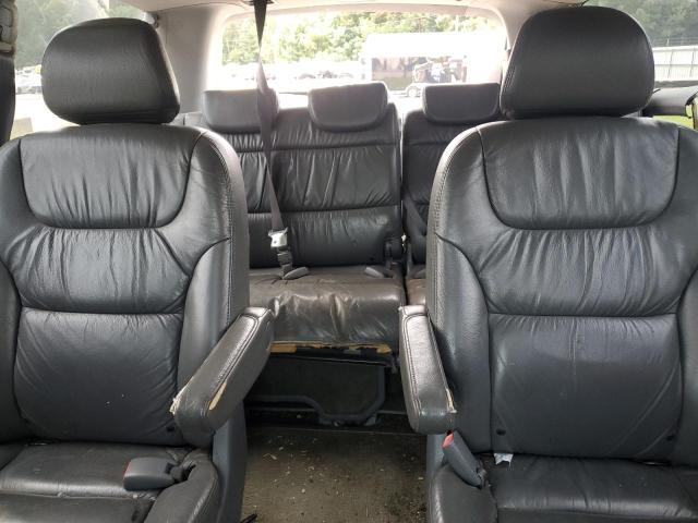 5FNRL38716B070277 - 2006 HONDA ODYSSEY EXL BLUE photo 10