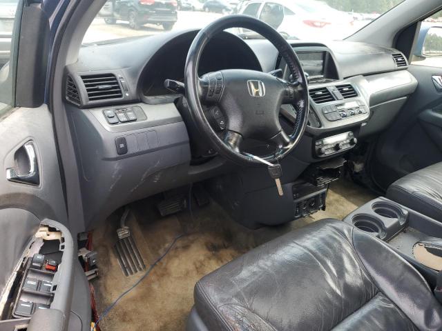 5FNRL38716B070277 - 2006 HONDA ODYSSEY EXL BLUE photo 8