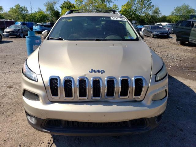 1C4PJLCS3EW205536 - 2014 JEEP CHEROKEE LATITUDE BEIGE photo 5