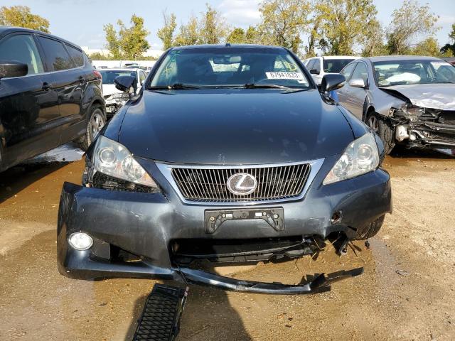 JTHFF2C23A2501583 - 2010 LEXUS IS 250 BLACK photo 5