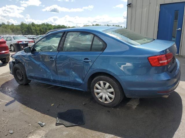 3VW1K7AJ4FM418871 - 2015 VOLKSWAGEN JETTA BASE BLUE photo 2