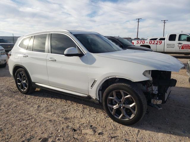 5UX53DP09N9J86410 - 2022 BMW X3 XDRIVE30I WHITE photo 4