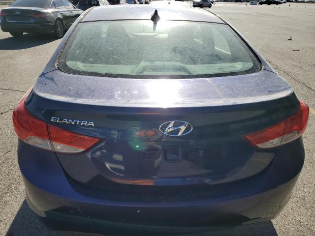 5NPDH4AE8BH051571 - 2011 HYUNDAI ELANTRA GLS BLUE photo 6