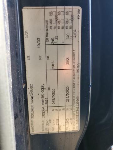 1GBFG15T841139909 - 2004 CHEVROLET EXPRESS G1 BLUE photo 13