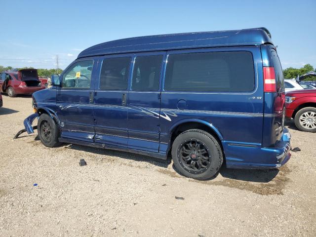 1GBFG15T841139909 - 2004 CHEVROLET EXPRESS G1 BLUE photo 2