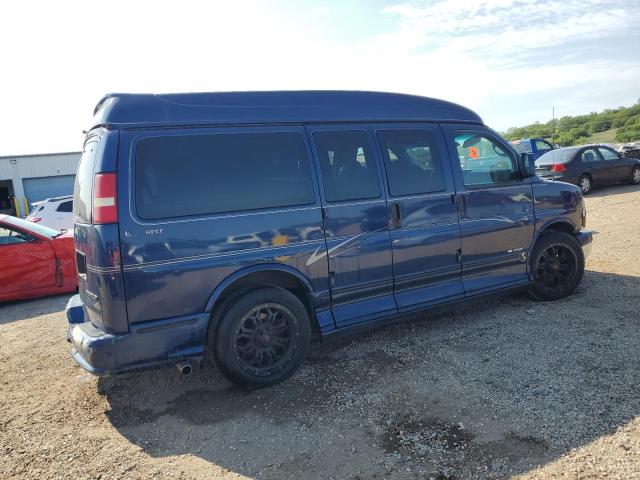 1GBFG15T841139909 - 2004 CHEVROLET EXPRESS G1 BLUE photo 3