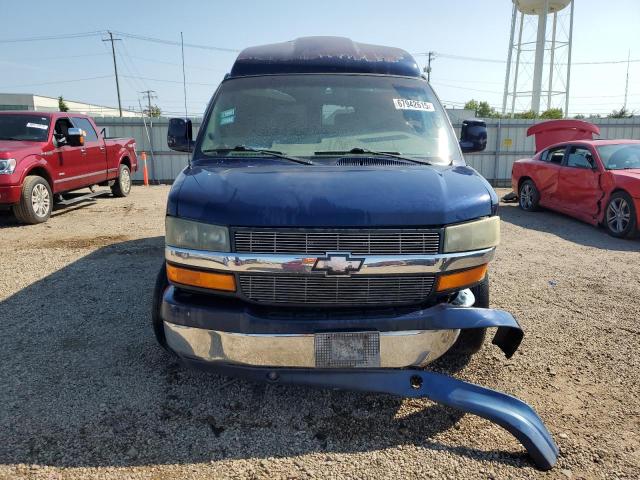 1GBFG15T841139909 - 2004 CHEVROLET EXPRESS G1 BLUE photo 5