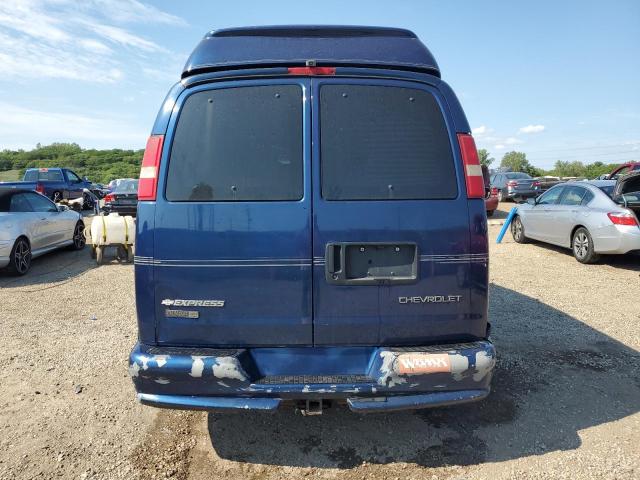 1GBFG15T841139909 - 2004 CHEVROLET EXPRESS G1 BLUE photo 6
