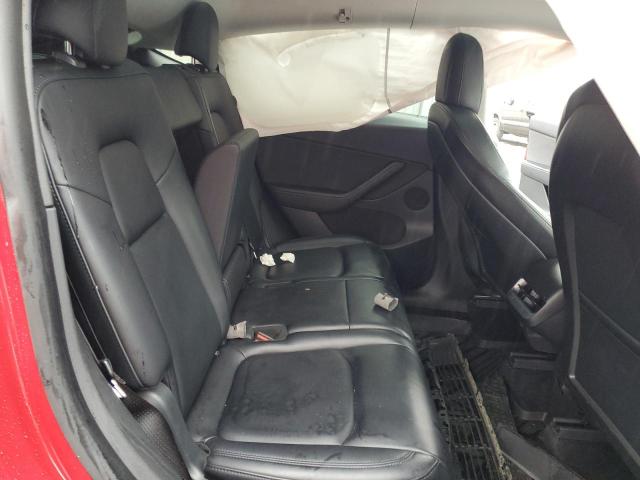 7SAYGAEE4NF377337 - 2022 TESLA MODEL Y RED photo 11