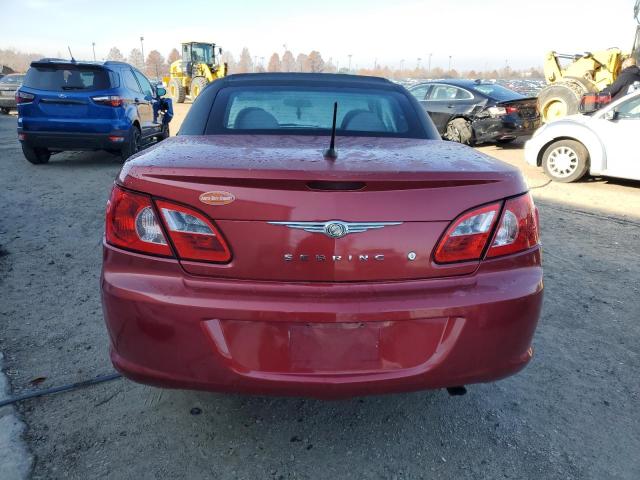 1C3LC45K08N118431 - 2008 CHRYSLER SEBRING BURGUNDY photo 6