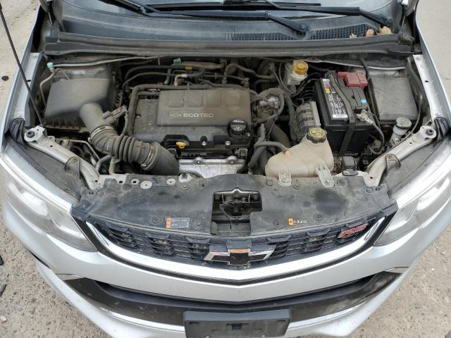 1G1JD6SB1K4128200 - 2019 CHEVROLET SONIC LT SILVER photo 11
