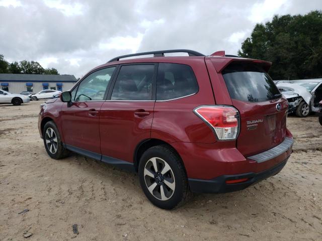 JF2SJARC4JH439666 - 2018 SUBARU FORESTER 2.5I LIMITED BURGUNDY photo 2