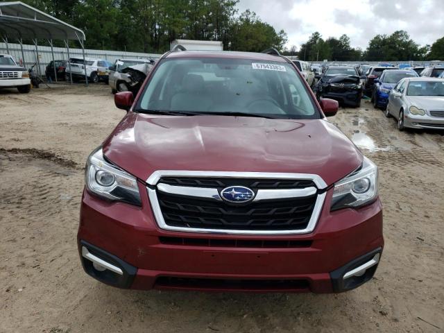 JF2SJARC4JH439666 - 2018 SUBARU FORESTER 2.5I LIMITED BURGUNDY photo 5