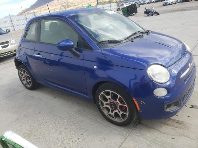 3C3CFFBR6DT640107 - 2013 FIAT 500 SPORT BLUE photo 4