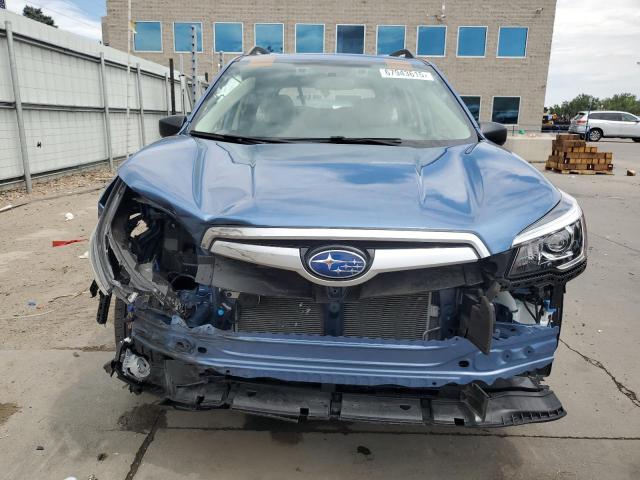 JF2SKACC1KH501869 - 2019 SUBARU FORESTER BLUE photo 5