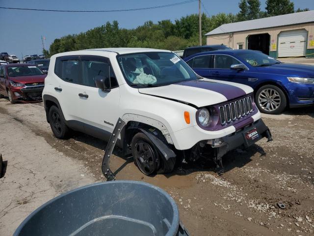 ZACCJBAB4JPH87990 - 2018 JEEP RENEGADE SPORT WHITE photo 4