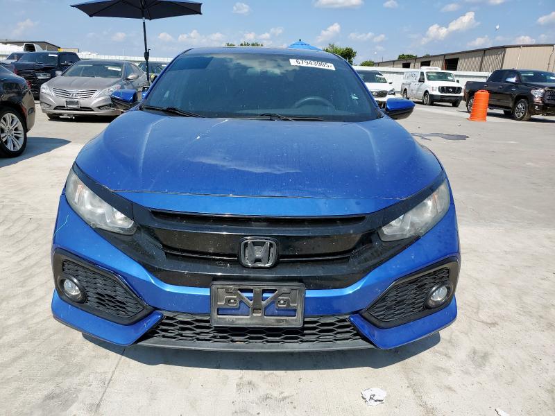 SHHFK7H51JU224859 - 2018 HONDA CIVIC EX Blau Foto 5