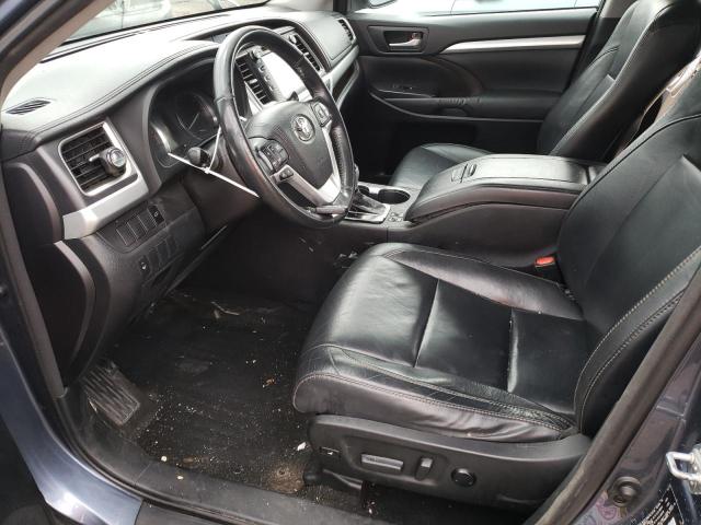 5TDJKRFH0FS156402 - 2015 TOYOTA HIGHLANDER XLE Mavi foto 7