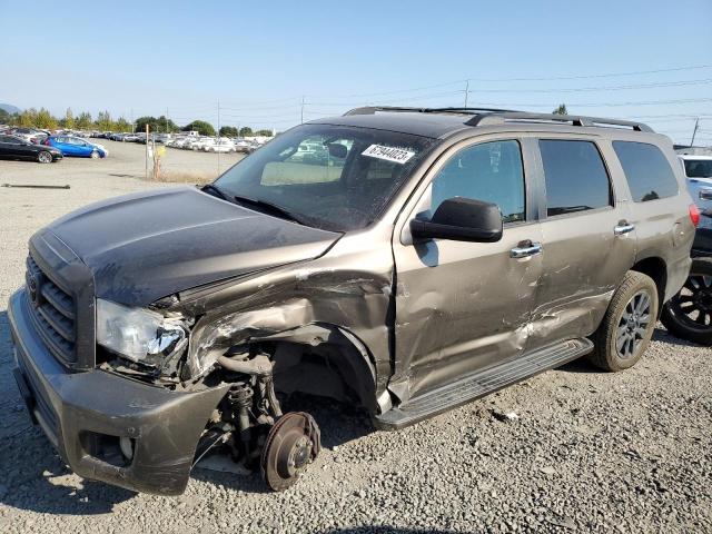 5TDJY5G10BS045576 - 2011 TOYOTA SEQUOIA LIMITED BROWN photo 1