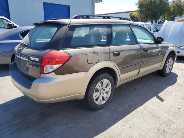 4S4BP60C086303706 - 2008 SUBARU OUTBACK TAN photo 3