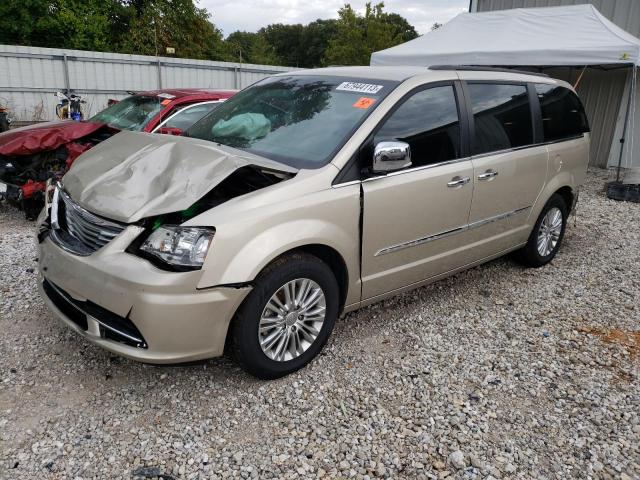 2C4RC1CGXFR628210 - 2015 CHRYSLER TOWN & COU TOURING L TAN photo 1