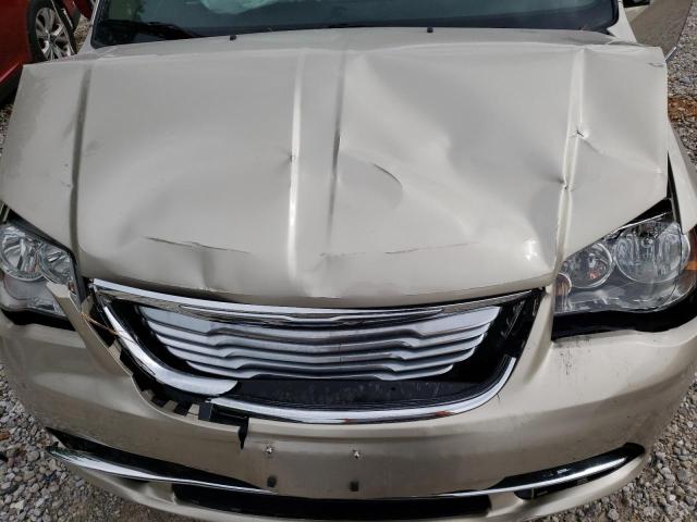 2C4RC1CGXFR628210 - 2015 CHRYSLER TOWN & COU TOURING L TAN photo 12