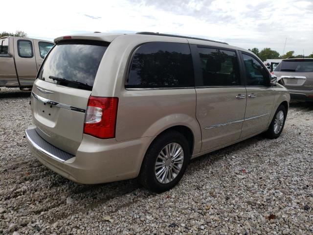 2C4RC1CGXFR628210 - 2015 CHRYSLER TOWN & COU TOURING L TAN photo 3