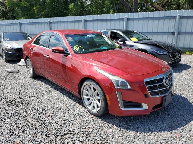 1G6AP5SX2E0125602 - 2014 CADILLAC CTS RED photo 4