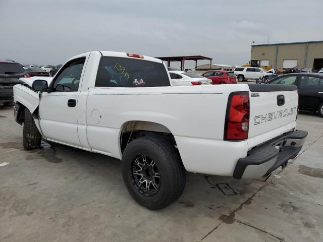 3GCEC14X57G200081 - 2007 CHEVROLET SILVERADO C1500 CLASSIC WHITE photo 2