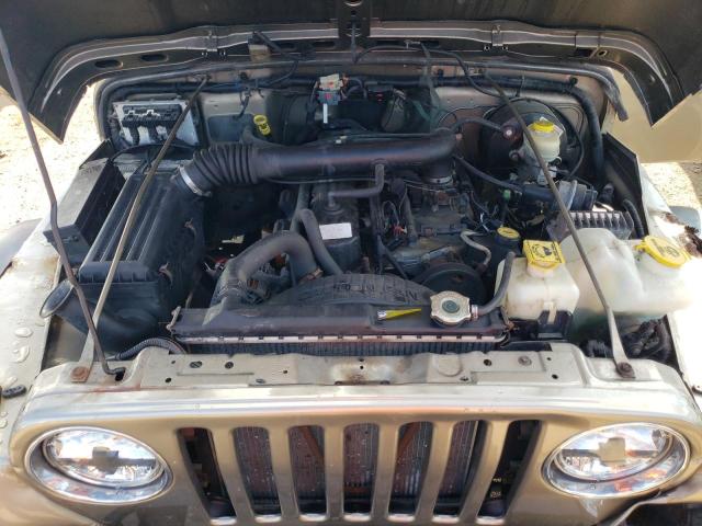 1J4FA69S14P727752 - 2004 JEEP WRANGLER / RUBICON TAN photo 11