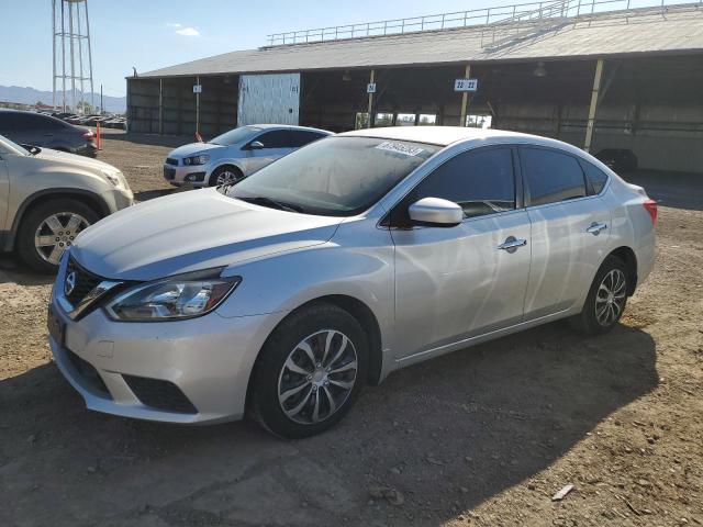 3N1AB7AP6KY386485 - 2019 NISSAN SENTRA S SILVER photo 1