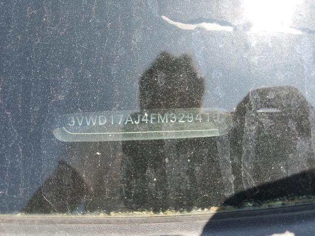 3VWD17AJ4FM329415 - 2015 VOLKSWAGEN JETTA SE GRAY photo 12