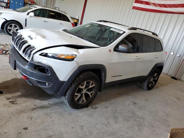 1C4PJMBSXHW655504 - 2017 JEEP CHEROKEE TRAILHAWK WHITE photo 1