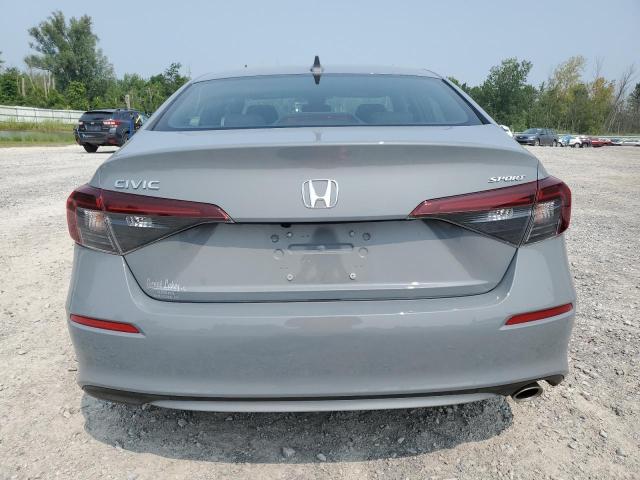 2HGFE2F56SH569767 - 2025 HONDA CIVIC SPORT GRAY photo 6