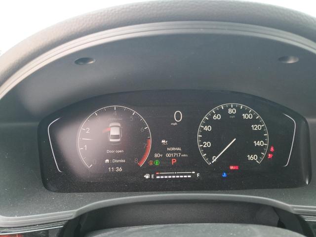 2HGFE2F56SH569767 - 2025 HONDA CIVIC SPORT GRAY photo 9