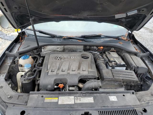 1VWBN7A31EC011619 - 2014 VOLKSWAGEN PASSAT SE BLACK photo 11