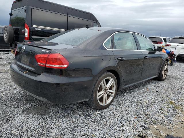 1VWBN7A31EC011619 - 2014 VOLKSWAGEN PASSAT SE BLACK photo 3