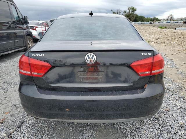 1VWBN7A31EC011619 - 2014 VOLKSWAGEN PASSAT SE BLACK photo 6