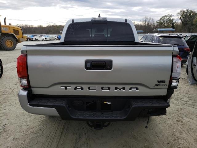 3TMAZ5CN2NM178723 - 2022 TOYOTA TACOMA DOUBLE CAB ვერცხლისფერი ფოტო 6