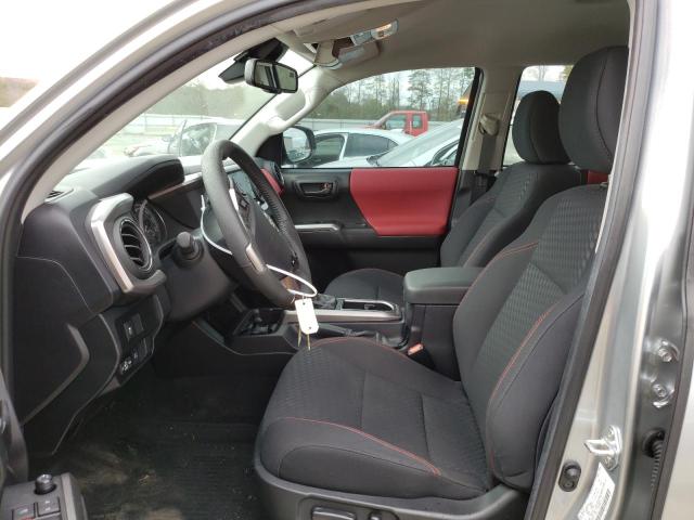 3TMAZ5CN2NM178723 - 2022 TOYOTA TACOMA DOUBLE CAB ვერცხლისფერი ფოტო 7