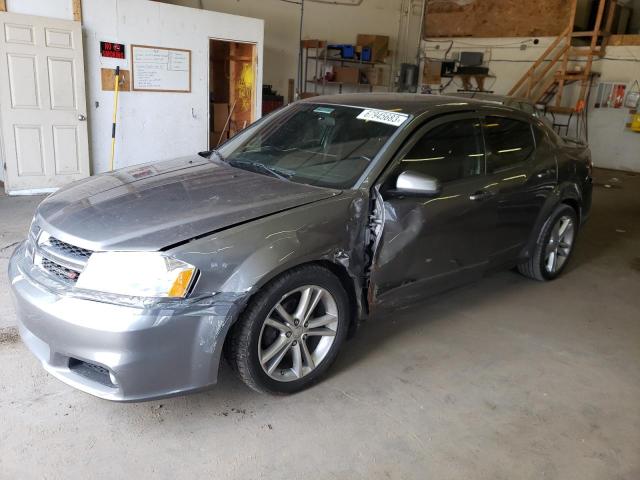 1C3CDZEG5CN269540 - 2012 DODGE AVENGER SXT GRAY photo 1